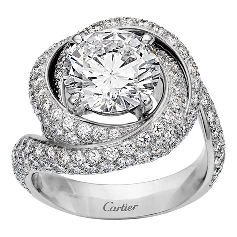 diamond cartier ring|cartier diamond solitaire ring.